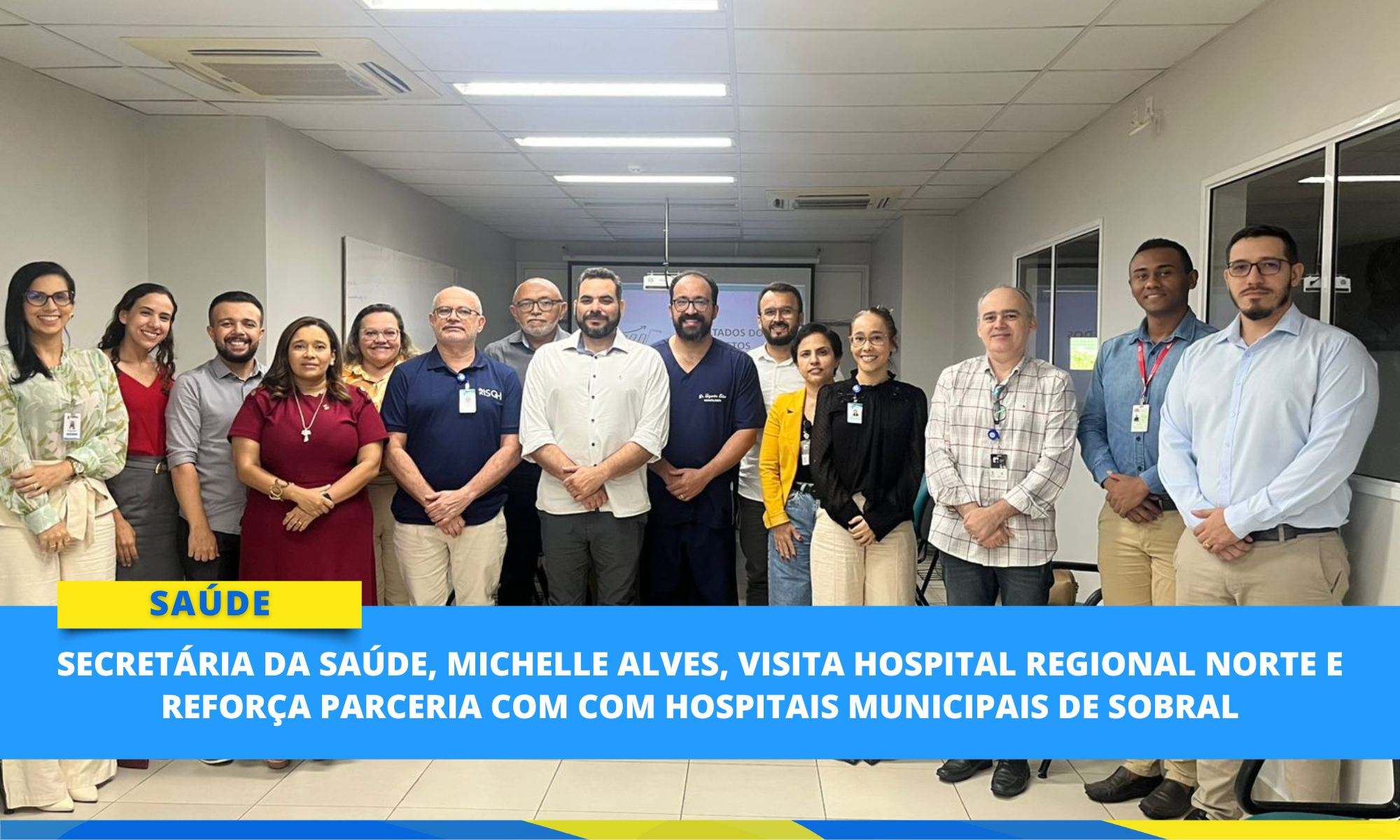 Secretária da Saúde, Michelle Alves, visita Hospital Regional Norte e reforça...